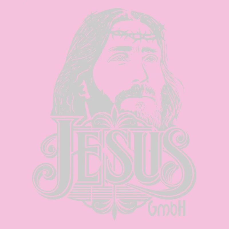 Jesus Kopf hellgrau