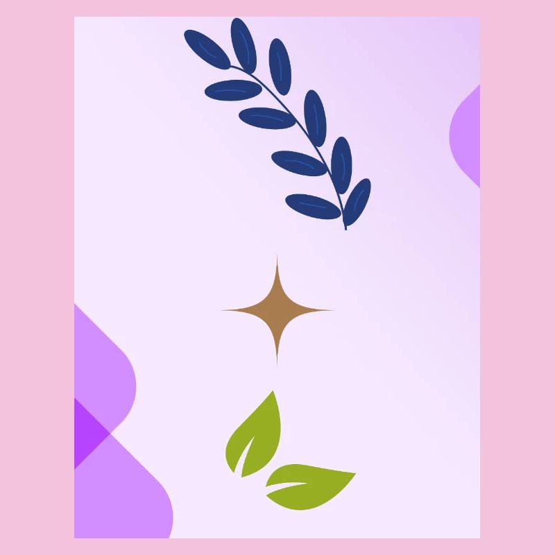 Minimalist Nature-inspired Leaf Design