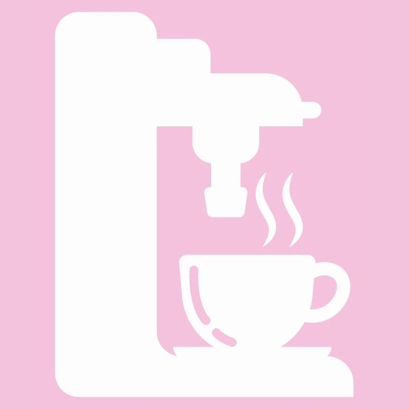 Illustration de café de contour de machine à expresso