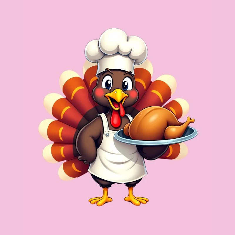 Cuisinier de dinde de Thanksgiving Thanksgiving