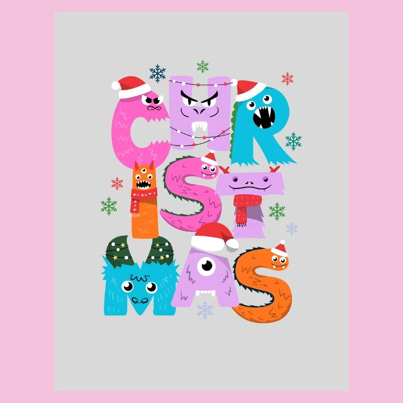 Funny Christmas Monsters