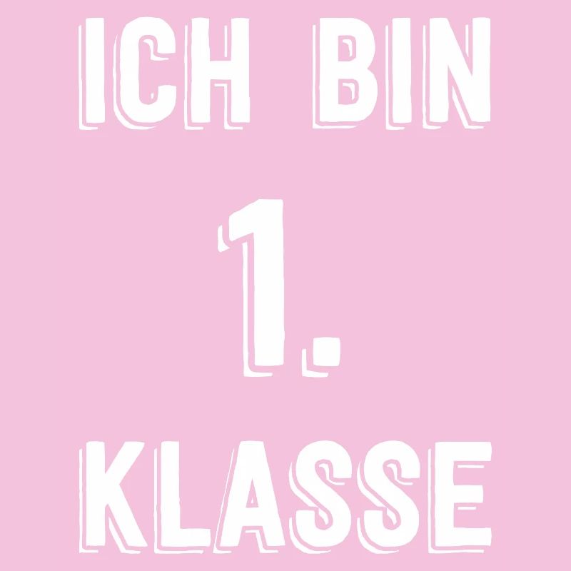 Ich bin 1. Klasse – Retro Schrift