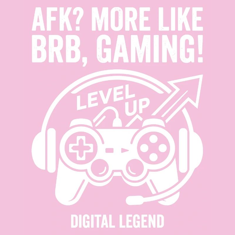 AFK Gamer Level Up Digital Legend
