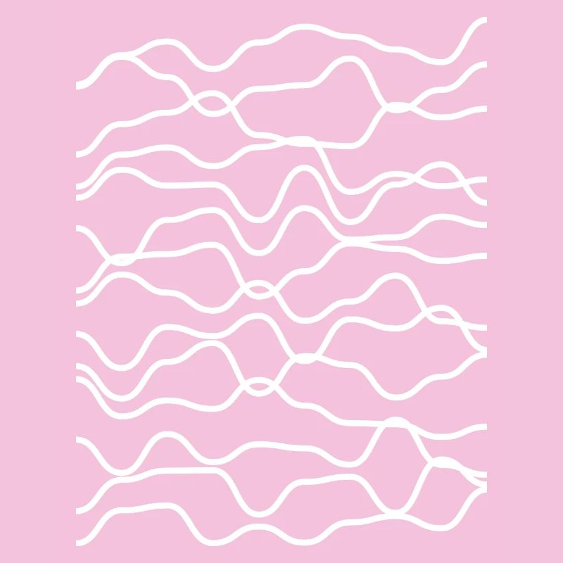Monochrome Wave Line Abstract