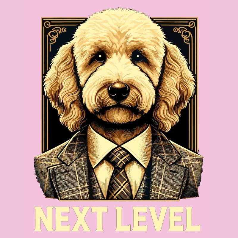 Goldendoodle Hund Next Level Anzug Geschenk