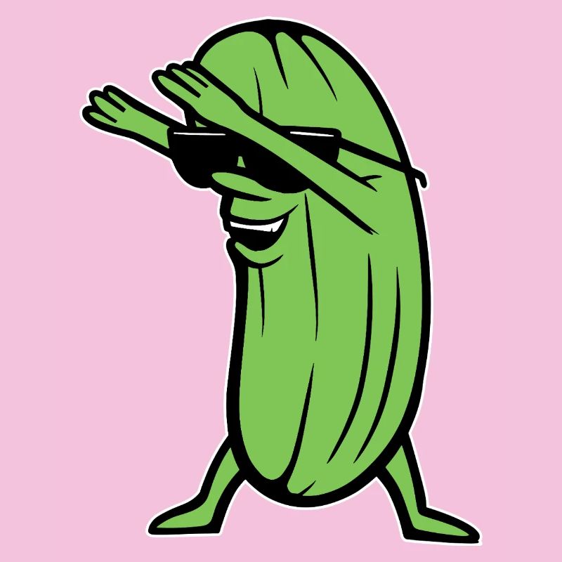 Dabbing Cucumber Dabbing Dab Dance Hip-Hop Dance Pose