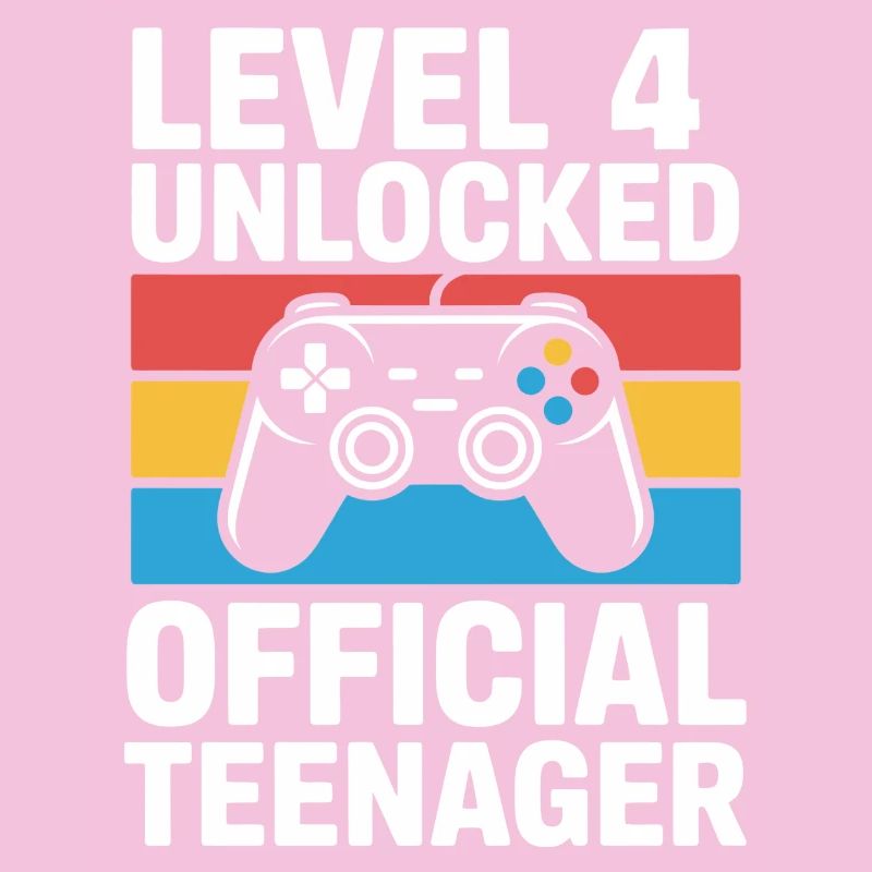 Level 4 Freigeschalteter Geburtstags-Gamer-Geburtstag
