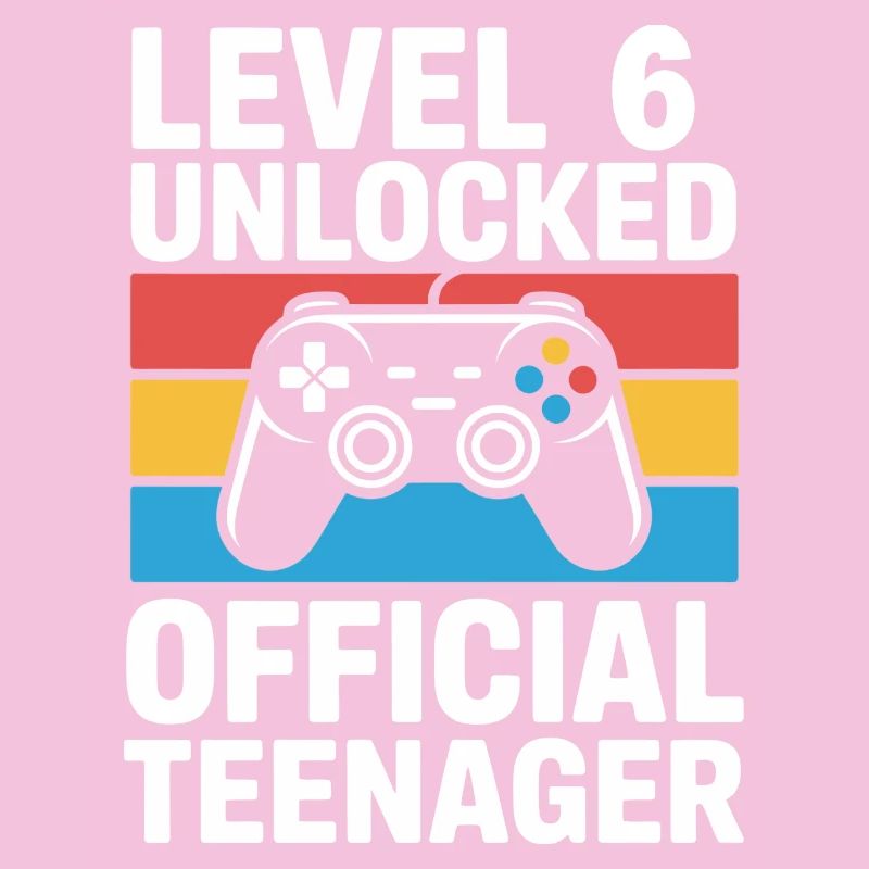 Stufe 6 Freigeschalteter Geburtstags-Gamer-Geburtstag