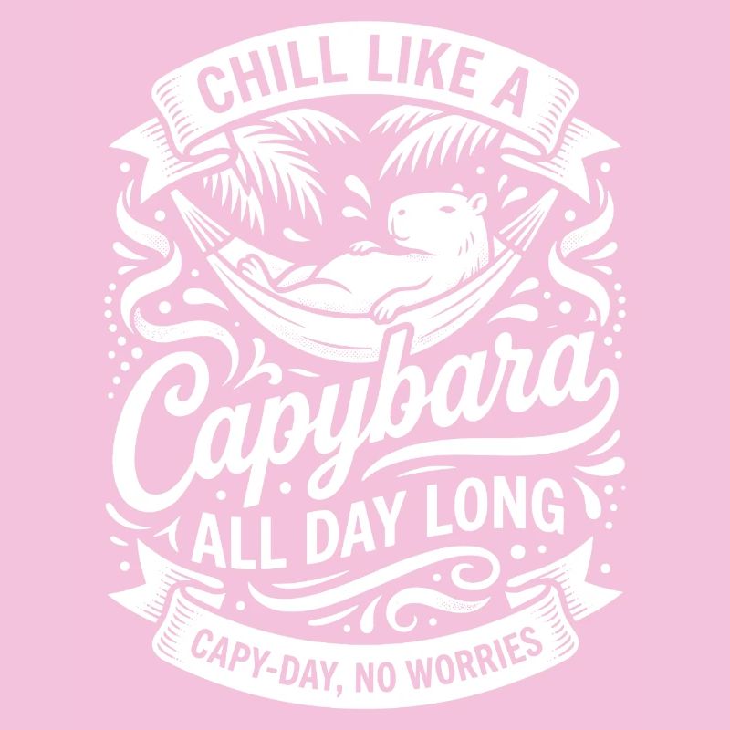 Capybara Chilling All Day