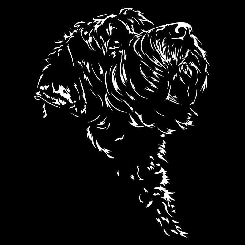 Russian Black Terrier Silhouette Wilsigns