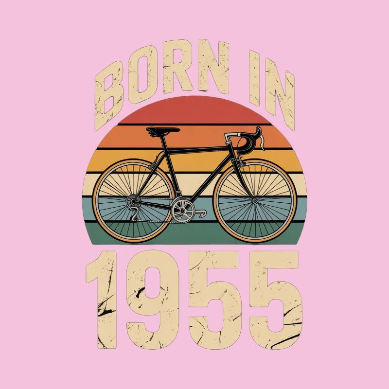 Retro Bicycle Born in 1955 Design