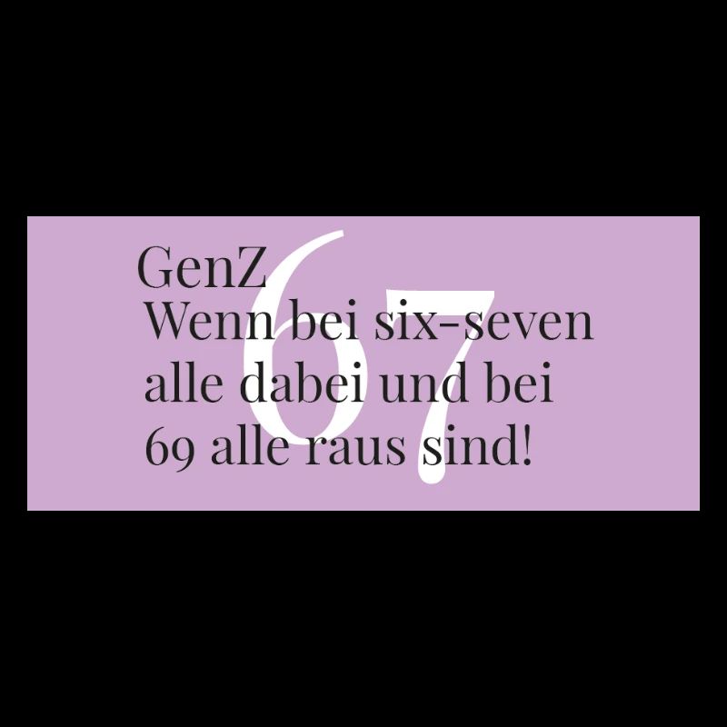 GenZ - sechs sieben - Alle sind dabei