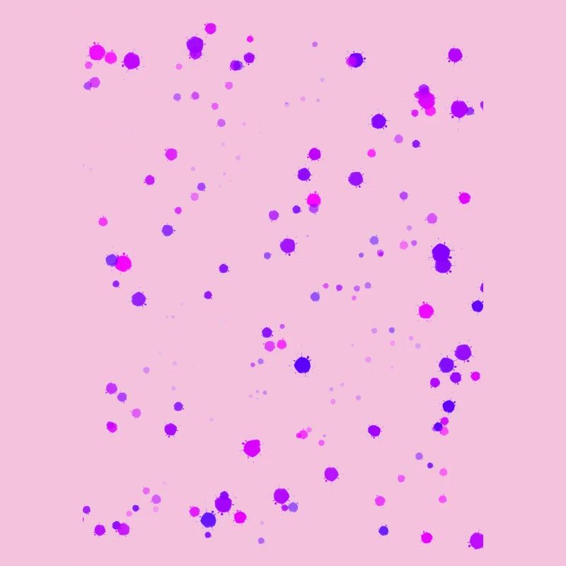 Taches de couleur violette
