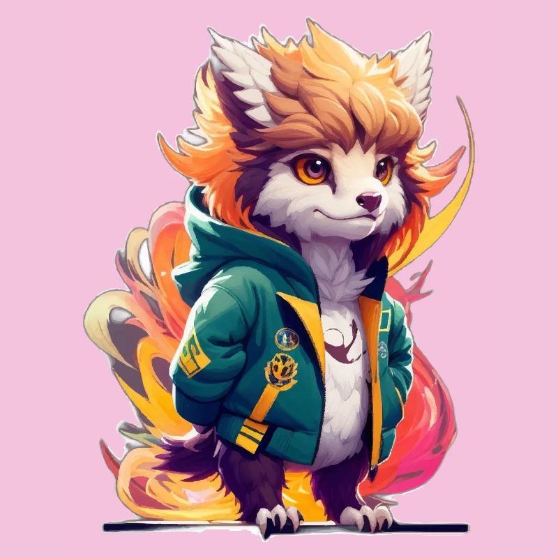 Cute stylish griffin