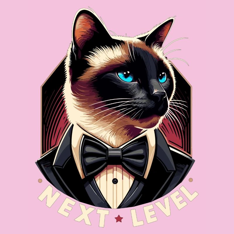 Siamese Cat Siamese Cat Next Level Suit Gift