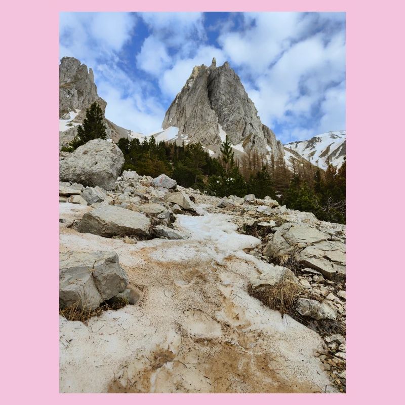 Snow-capped mountains