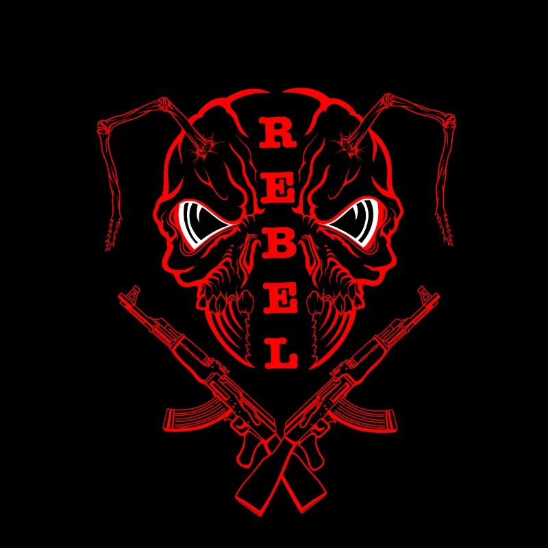 « REBEL EYES - Fearless Expression » rouge
