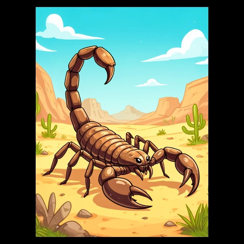 Deathstalker Scorpion – mortel dans le désert