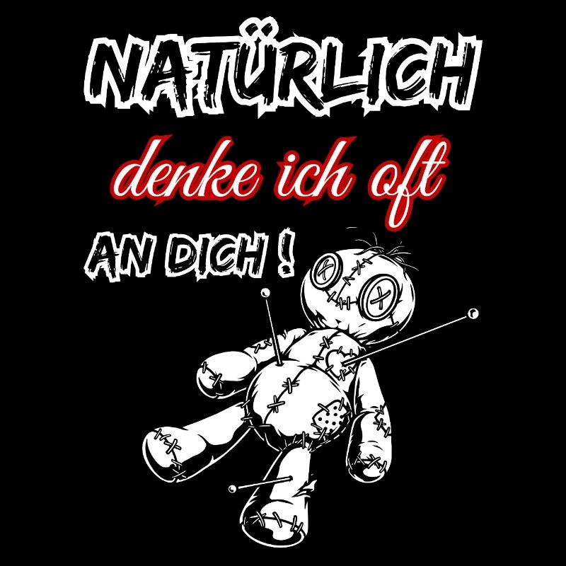 Natürlich denke ich oft an dich! - Voodoo Puppe