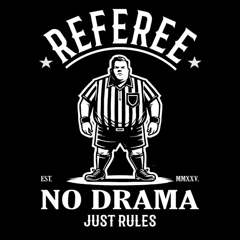Schiedsrichter Design – No Drama Just Rules