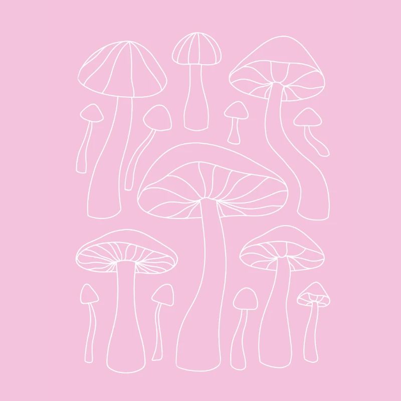 Lineart Pilz Muster