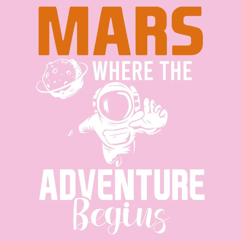 Mars Planet Space Vintage Rocket
