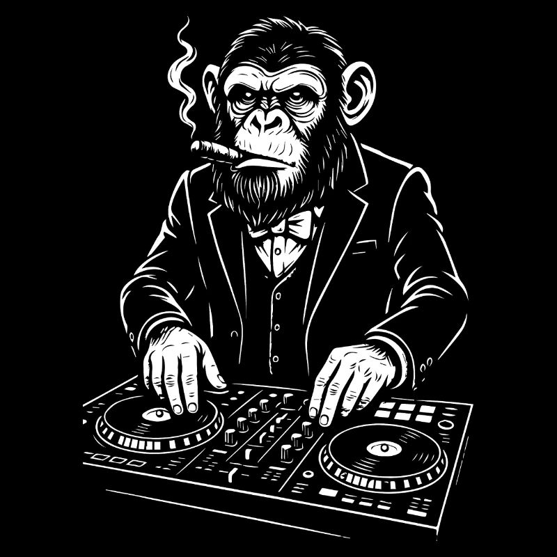 Monkey Club DJ in a Suit