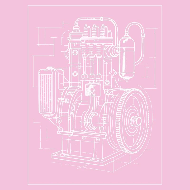 Industrial Engine Blueprint