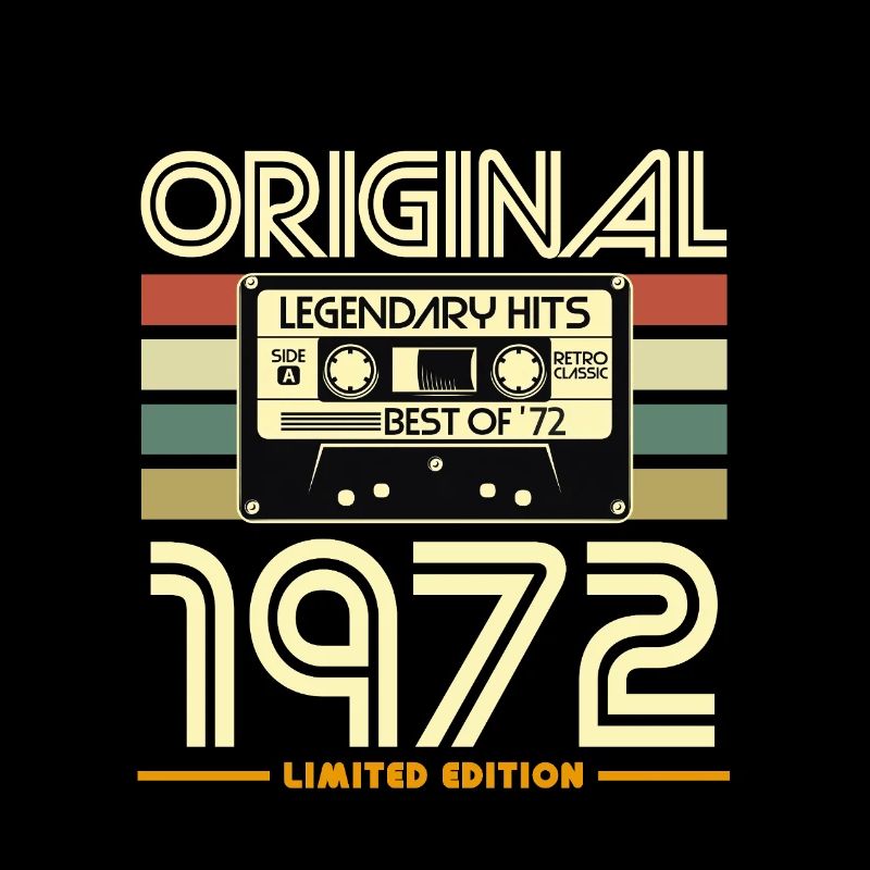 Original 1972 Hits Cassette Rétro