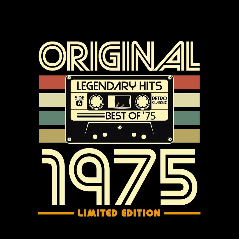 Originales Retro-Band von 1975