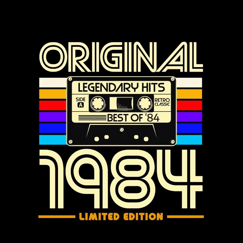 Original 1984 Retro Cassette