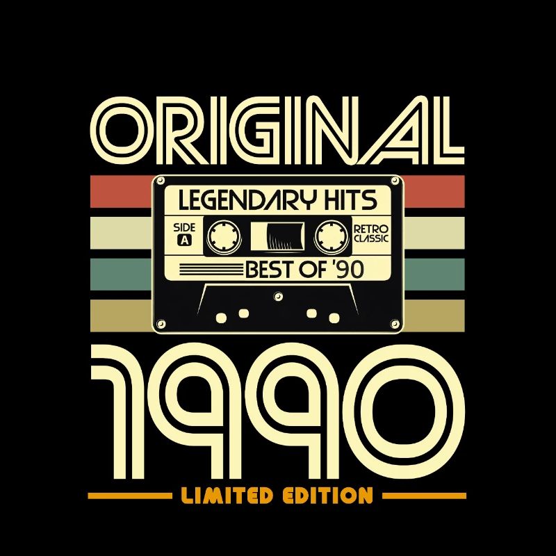 Original 1990 Rétro Cassette Édition