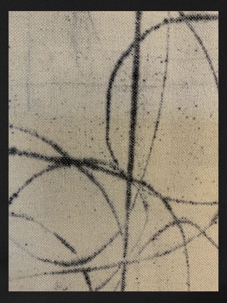 Abstrakte Kunst auf Pullover