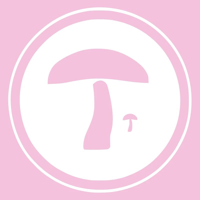two mushrooms in circle