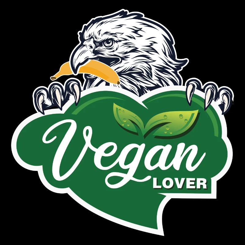 Vegan Lover Eagle Graphic