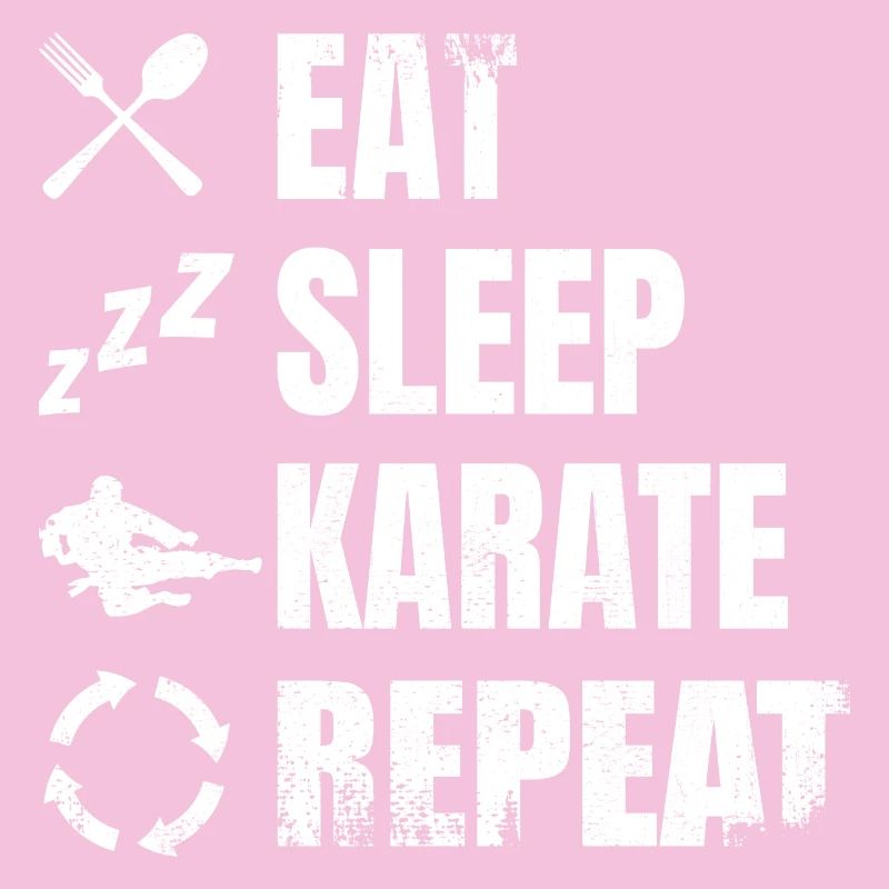 Manger Sommeil Karaté Répéter