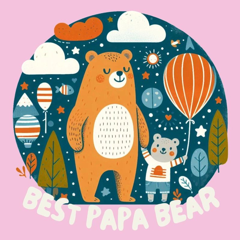 Father's Day. Best Papa Bear