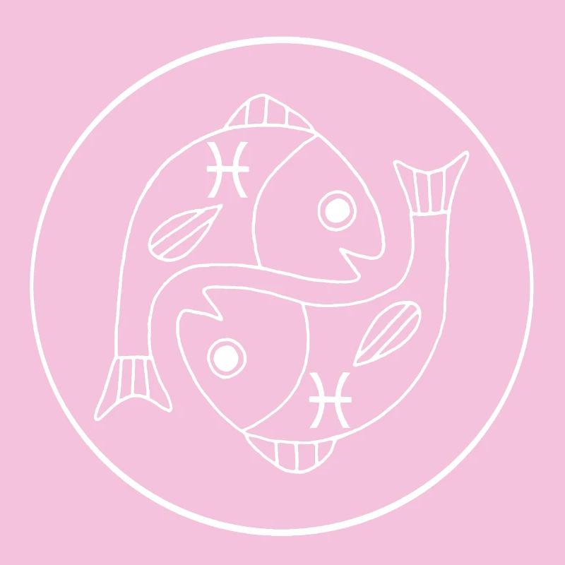 Fische Sternzeichen (weiß)