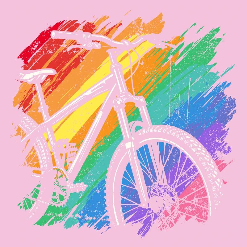 Impression d’art de vélo vibrant