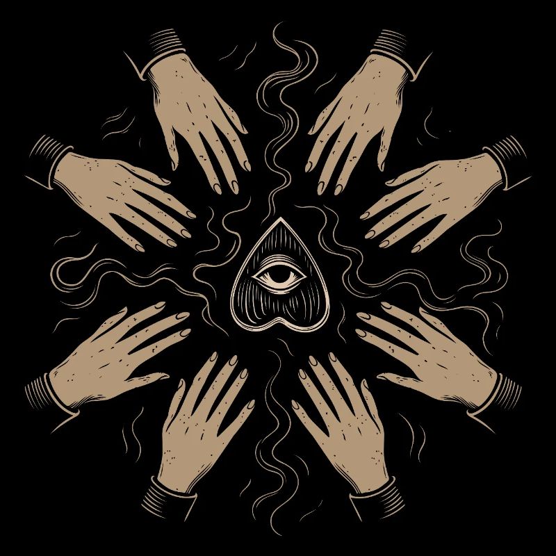 Samhain Witch Hands Ritual Mystical Motif