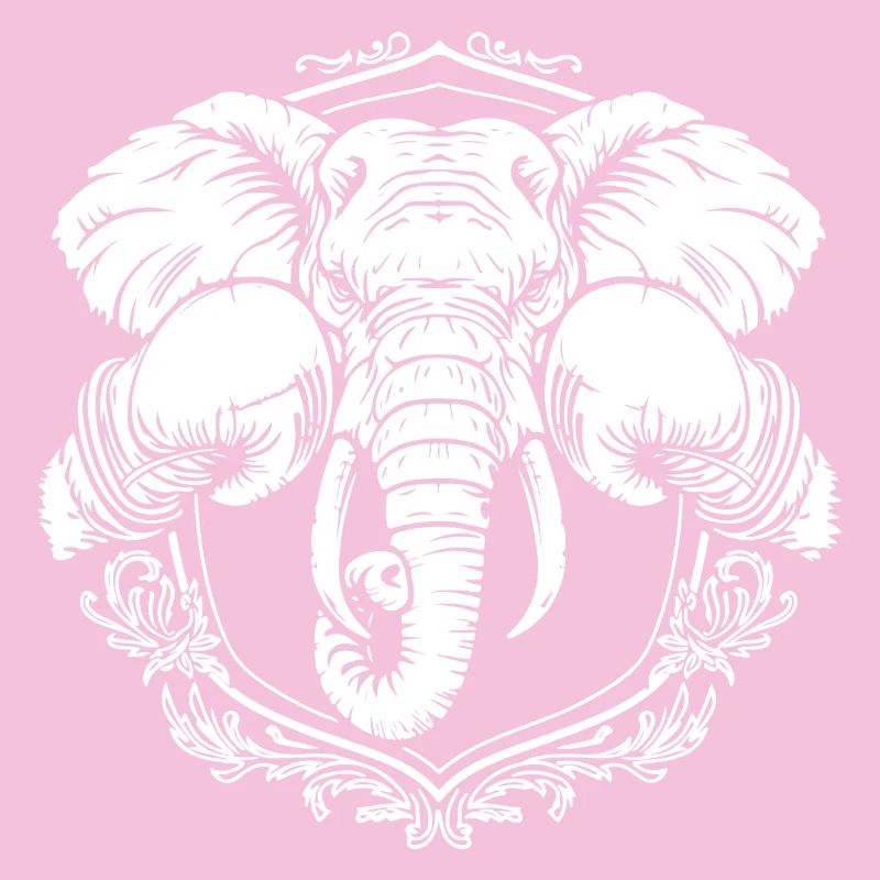 Éléphant boxeur
