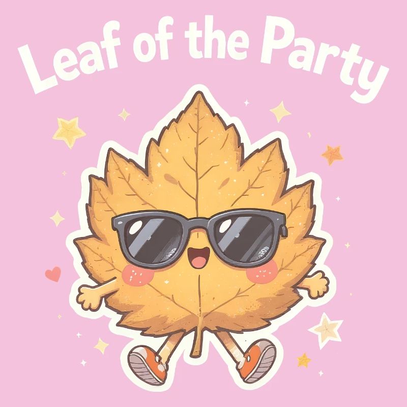 Blatt der Party Happy Fall Ernte Herbstblatt
