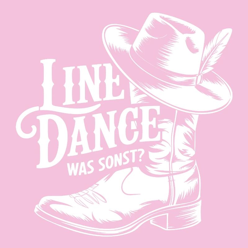 Linedance Was sonst? Cowboy Silhouette Design
