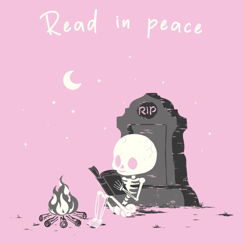 Read in Peace – Skeleton by the Fire