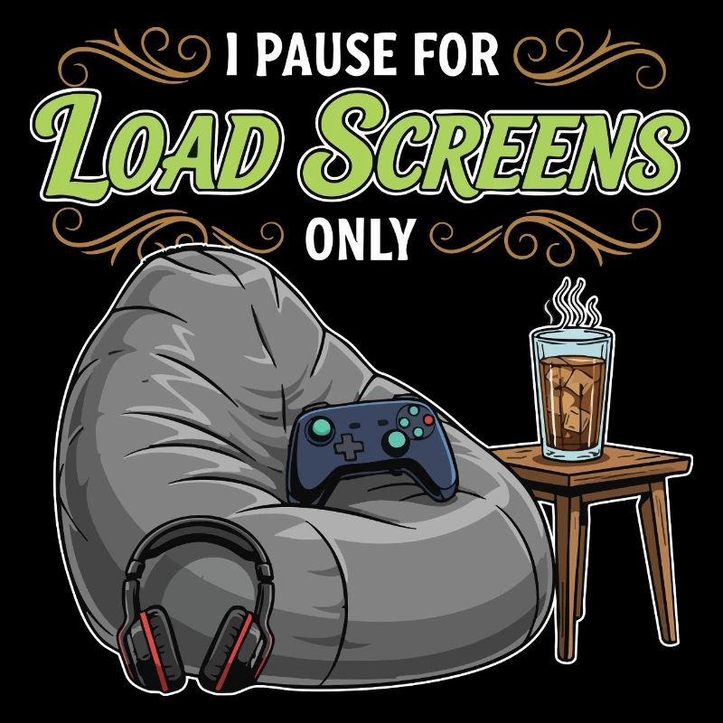 Gaming-Humor-Zitat-Pause-Ladebildschirme