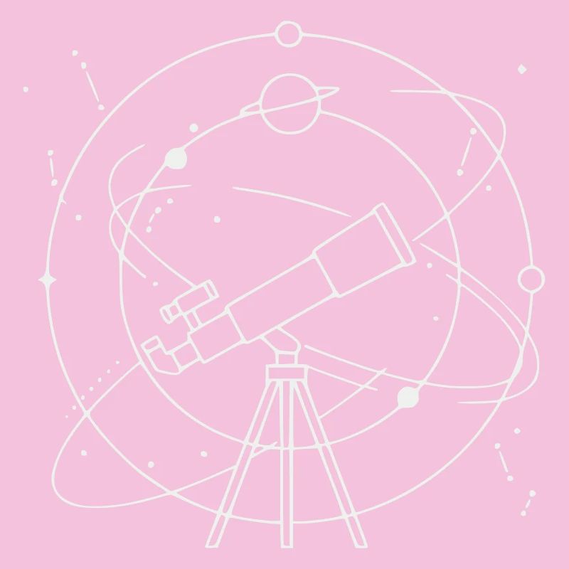 Constellation des planètes du système solaire du télescope