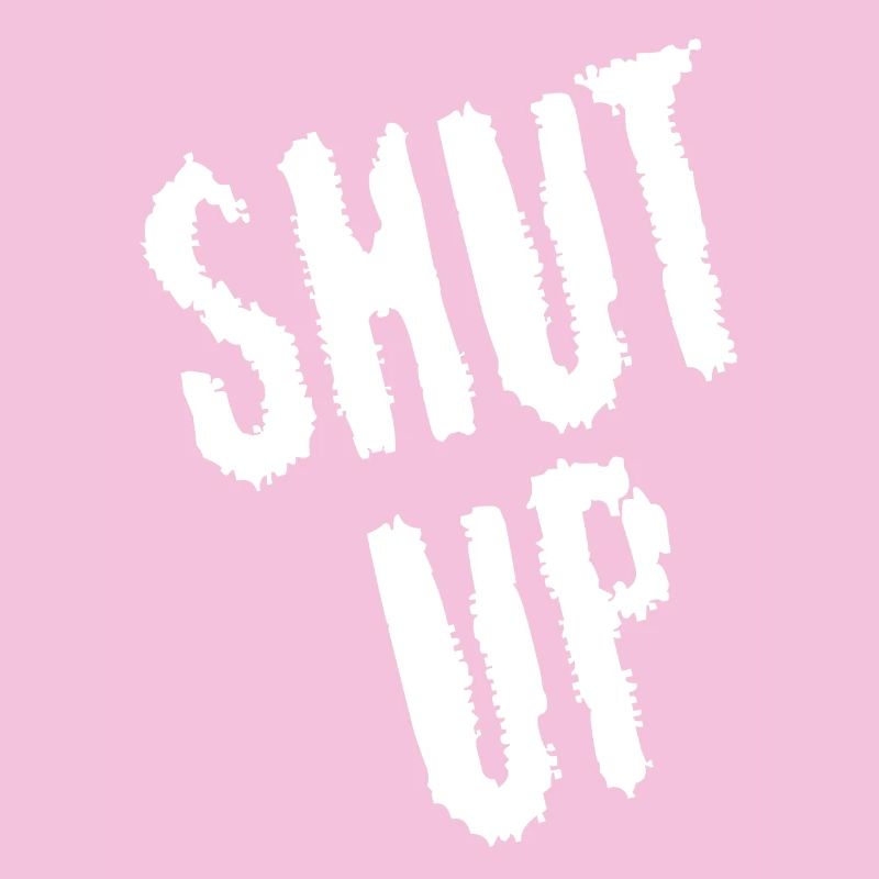Be quiet! (white)