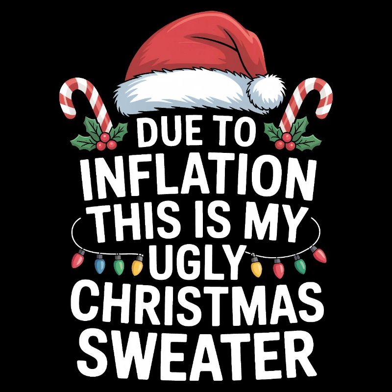 Hässliches Weihnachts-Inflations-Tee