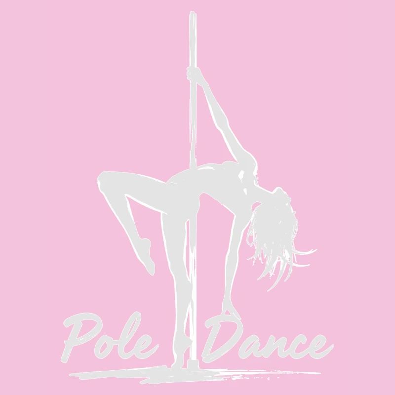 Pole Dance Poledancerin Silhouette Geschenk