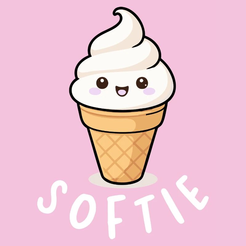 Softie Softeis Liebe Minimal Statement